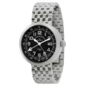 ZENO-WATCH BASEL Pilot Rondo Quartz Fliegeruhr GMT schwarz