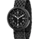 ZENO-WATCH BASEL Pilot Rondo Quartz Fliegeruhr GMT schwarz M