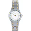 ZENO De Luxe Quartzuhr Hartmetall bicolor rund