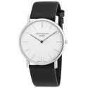 ZENO-WATCH BASEL Bauhaus XL Quartzuhr silber