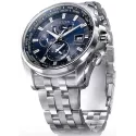 CITIZEN Elegant Weltzeit Eco Drive Solar Funkuhr Edelstahl