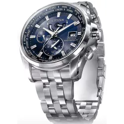 CITIZEN Elegant Weltzeit Eco Drive Solar Funkuhr Edelstahl