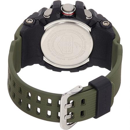 G-SHOCK Mudman Quartzuhr Kompass-Thermo schwarz/oliv