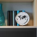 HERMLE Buffalo II Silent Quartz Tischuhr mit Weltzeitanzeige