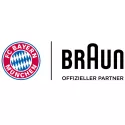 BRAUN Funkwecker LCD digital klein weiss