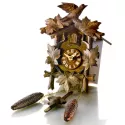 Kuckucksuhr Black Forest Holz Wanduhr mechanisch 24cm