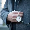 Design Taschenuhr Quartz MONDAINE SBB Pocket Watch