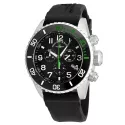 ZENO-WATCH BASEL Diver Ceramic Chrono Quartz Stahl schwarz/grün