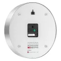 MONDAINE Wall Clock SBB Bahnhofswanduhr silber/weiss