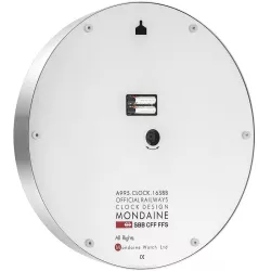 MONDAINE Wall Clock SBB Bahnhofswanduhr XL Sweep Silent