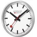 MONDAINE Wall Clock SBB Bahnhofswanduhr XL Sweep Silent