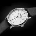 ZENO-WATCH BASEL Bauhaus Quartuhr weiss