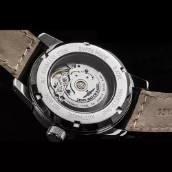 ZENO-WATCH BASEL Pilot Classic Fliegeruhr Automatik Edelstahl