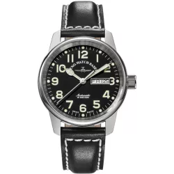 ZENO-WATCH BASEL Pilot Classic Automatik Fliegeruhr Tag Datum