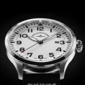 ZENO-WATCH BASEL Navigator Quartz Fliegeruhr weiss