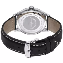 ZENO-WATCH BASEL Retro Gentlemen Quartz Uhr Stahl silber