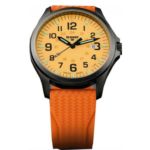 TRASER P67 Officer Pro GunMetal, Lumiuhr orange