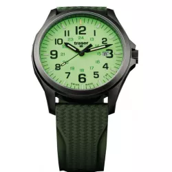 TRASER P67 Officer Pro GunMetal Lumiuhr grün