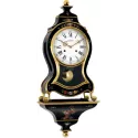 LE CASTEL Neuenburger Pendule Marie-Antoinette  Email 68cm