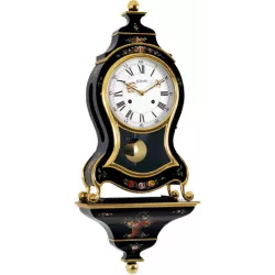 LE CASTEL Neuenburger Pendule Marie-Antoinette  Email 68cm