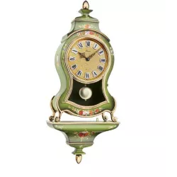 ELUXA Neuenburger Pendule Louis XVI elektrisch Cartouche 58cm