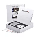 MONDAINE Magnet Clock Quartz kleine SBB Bahnhofs Tischuhr