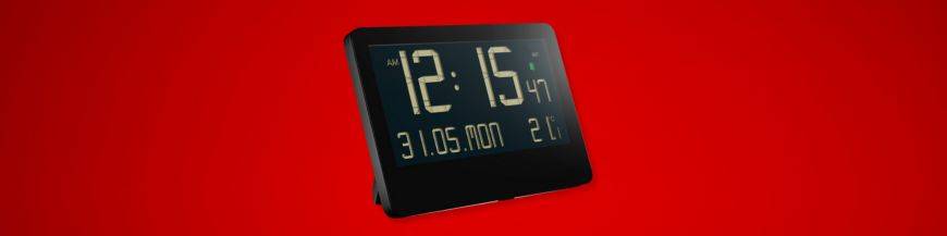 Horloges de table LCD quartz numérique par l'horloger suisse autorisé