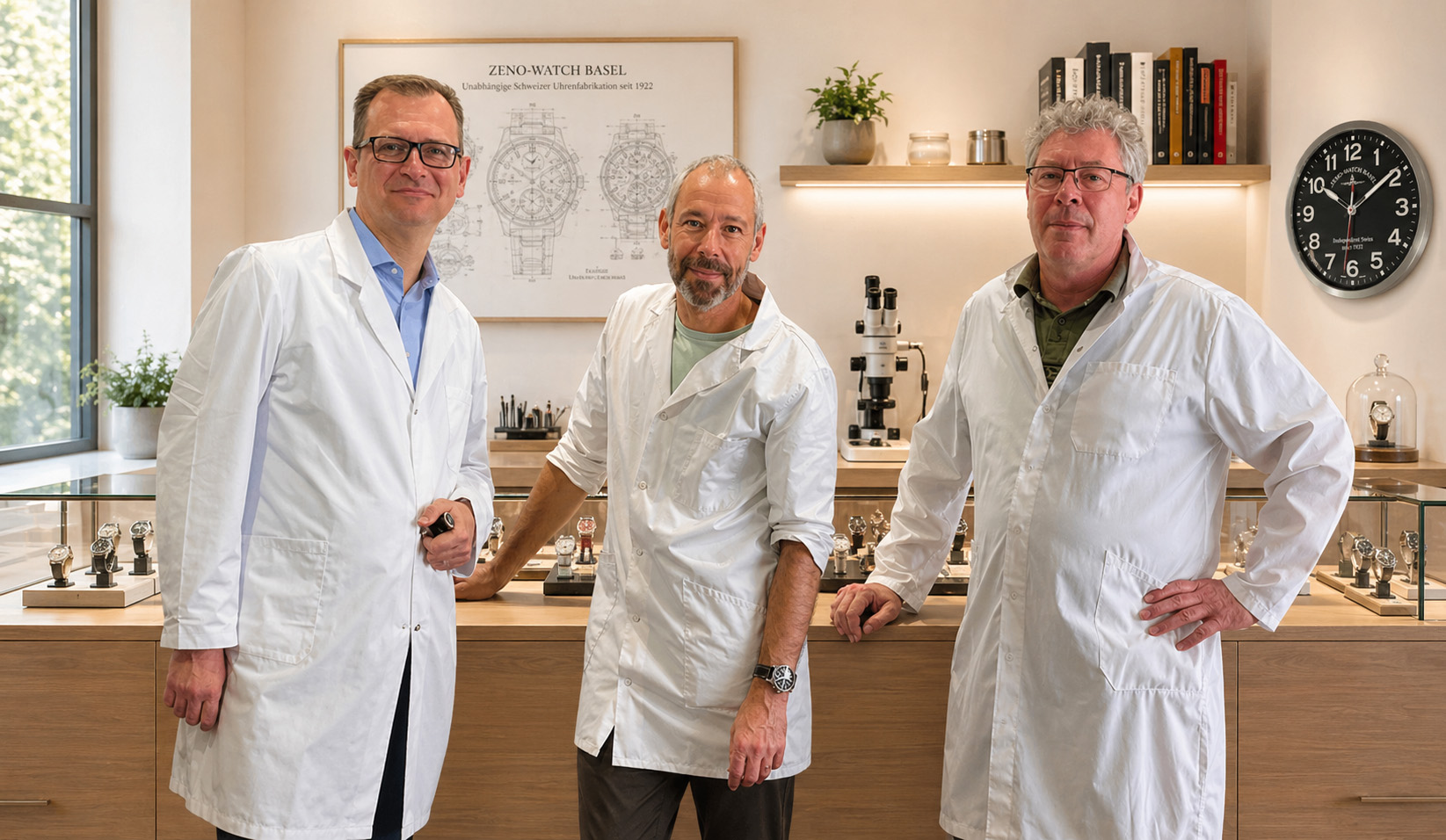 Unsere Uhrmacher in Basel