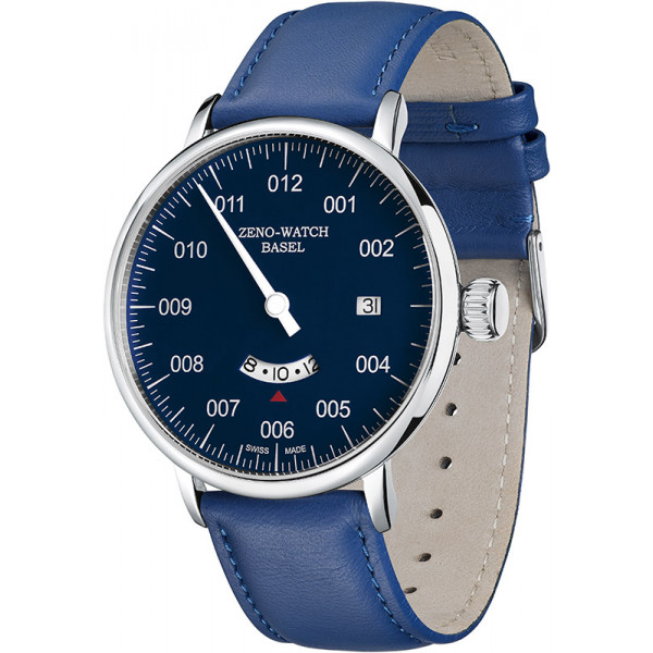 Montre une aiguille bleue