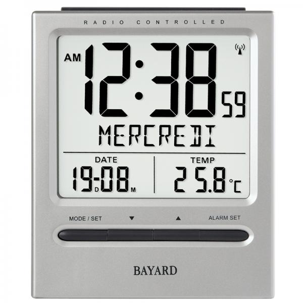 reveils radio pilot thermometre 2 alarmes