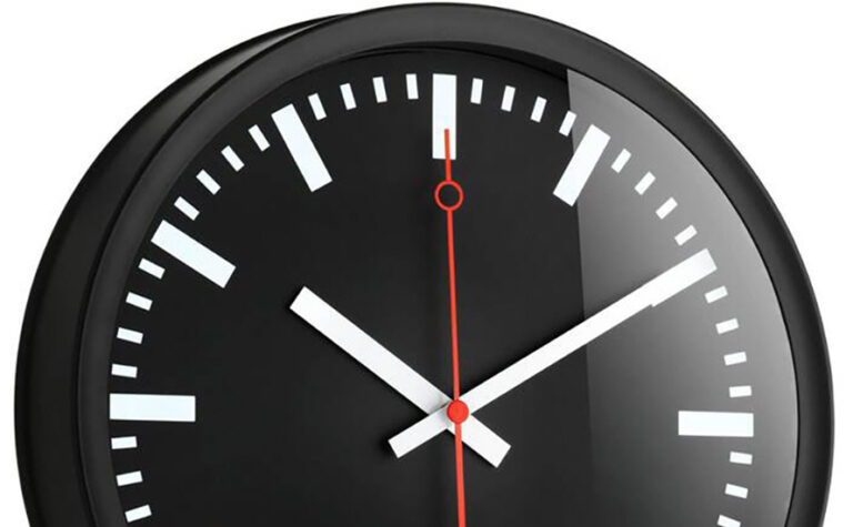 meistverkaufte schwarze Wanduhr