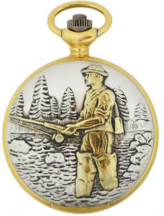 Angler - Fischer Taschenuhr