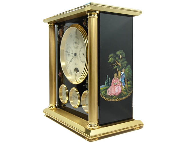 Grande horloge de table suisse