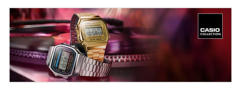 Montres numériques Casio Retro