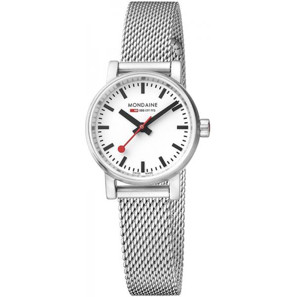 MONDAINE Evo2 26, Montre Station Femme Petite Saphir Crystal