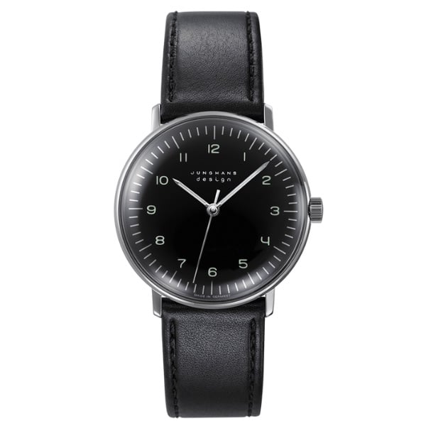 Schwarze Handaufzug von Junghans