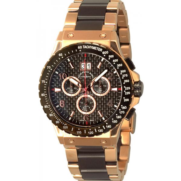 Zeno Goldfinger Montre à quartz Chrono