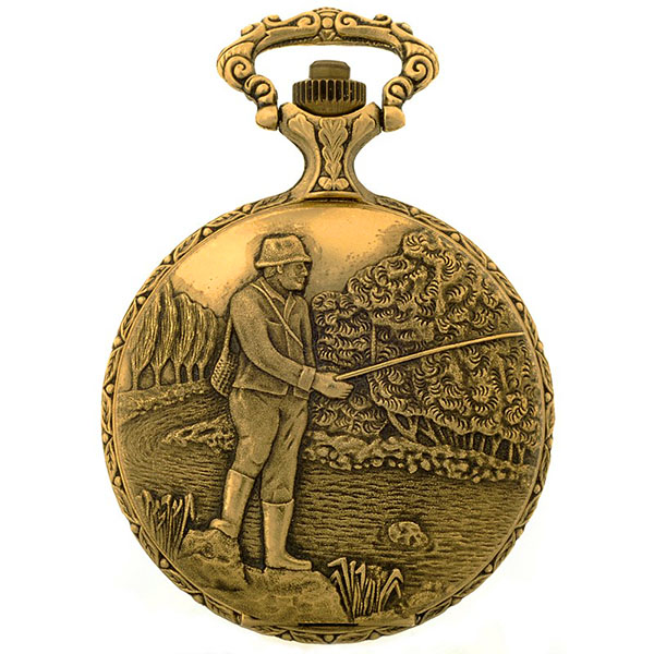 Taschenuhr-Jagd-Bronze ⌚ Schweizer Uhren Magazin Taschenuhr Angler