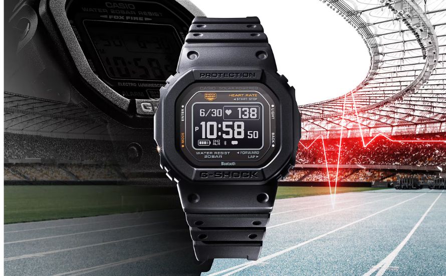 G-SHOCK Origin Digitaluhr, Bluetooth Solar G-Squad Pulsmesser