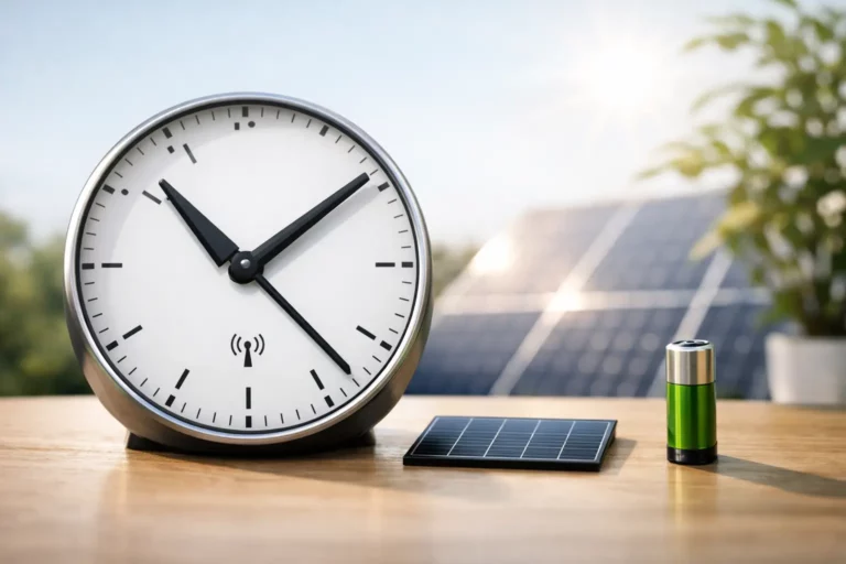 Funkuhr ohne Batterie Wechsel - geht das?