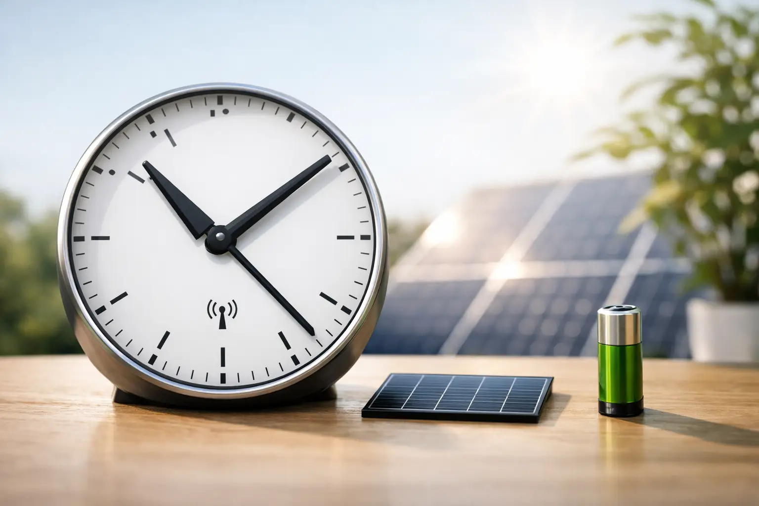 Funkuhr ohne Batterie Wechsel - geht das?