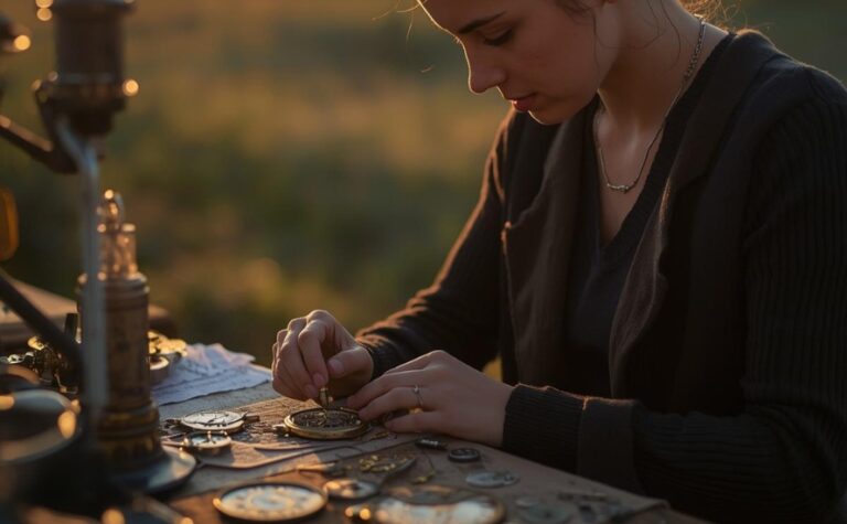 Uhrmacherin mechanische Uhren