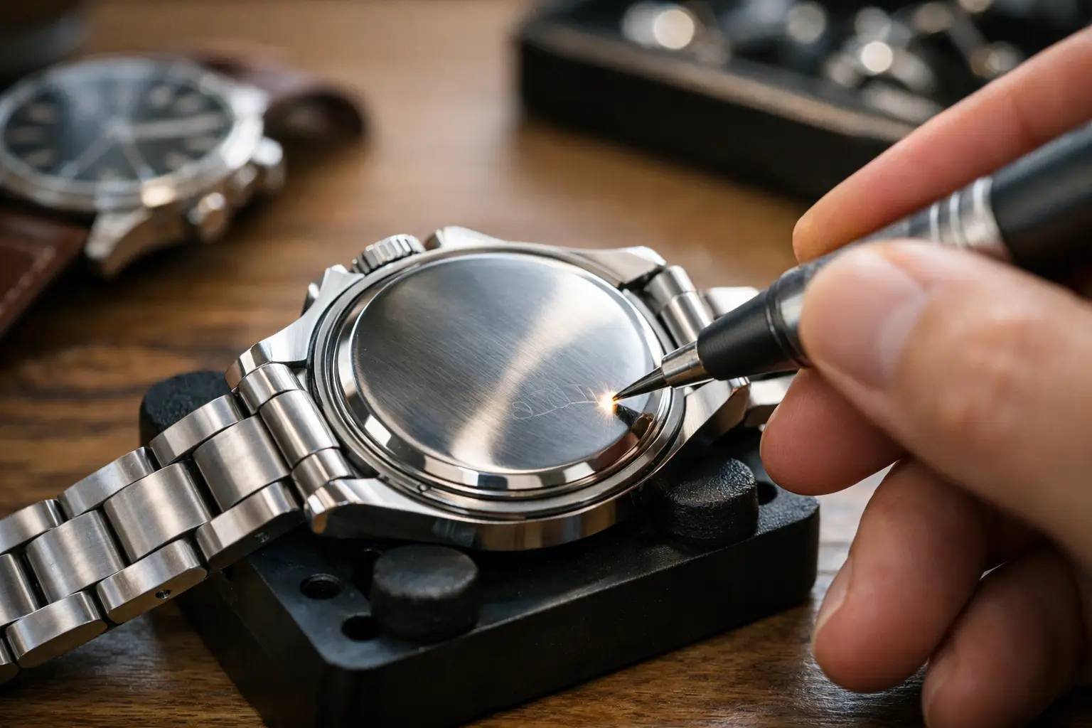 Gravure montre idée texte - 40 idées justes