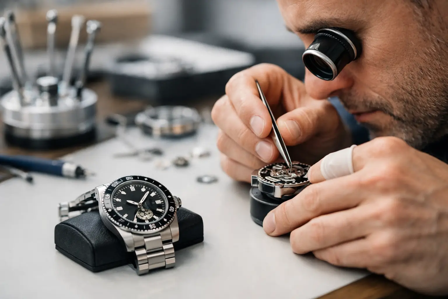 Service réparation montre suisse fiable