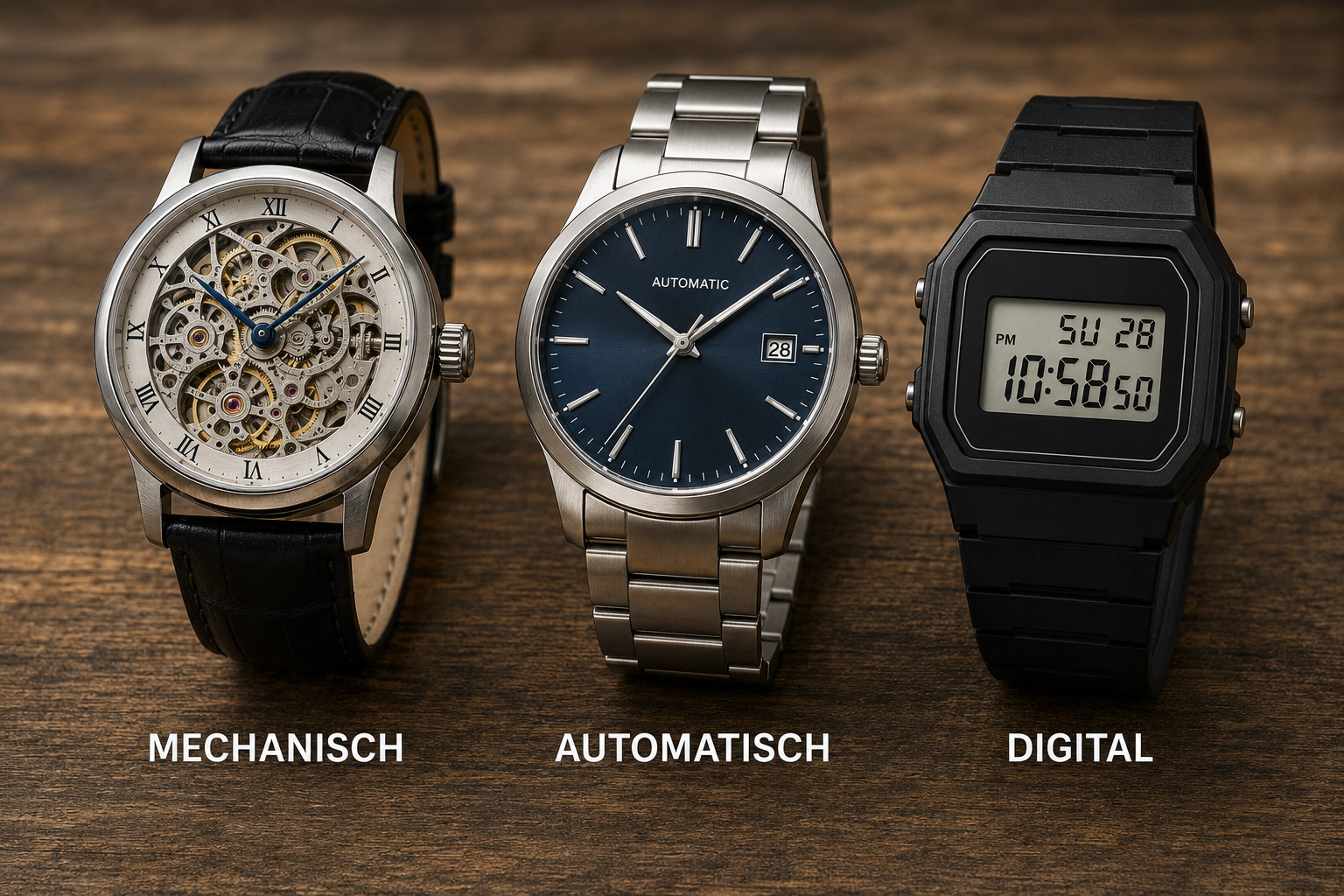 Mechanisch Automatik Digital Uhren