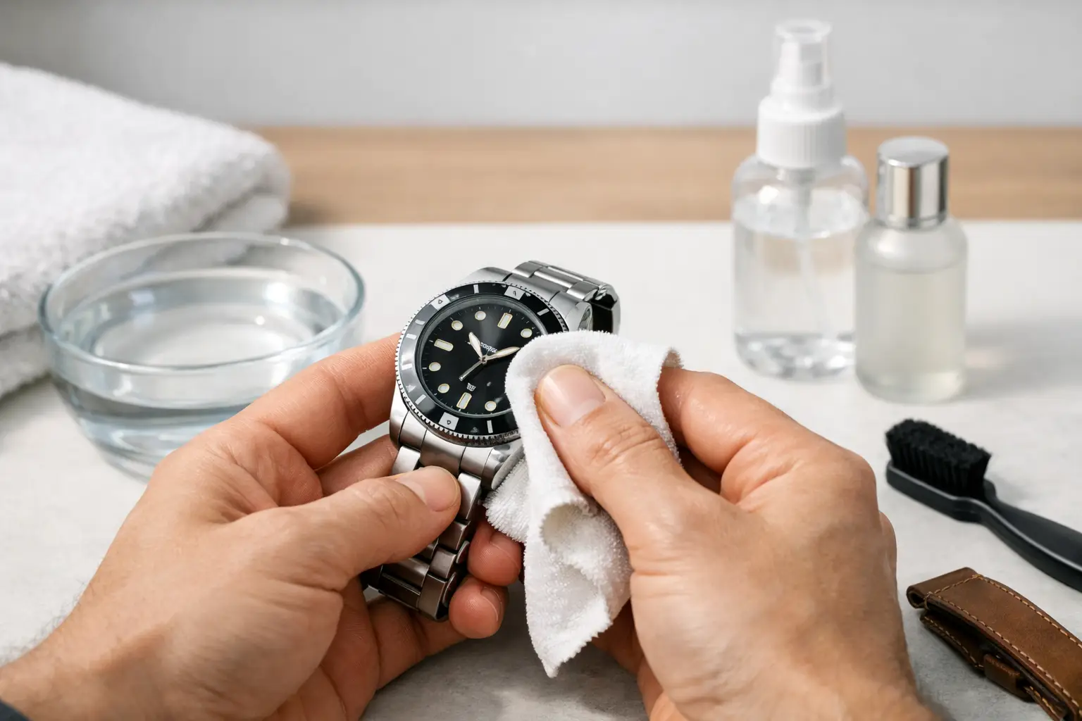 Comment nettoyer un bracelet montre sans l’abîmer