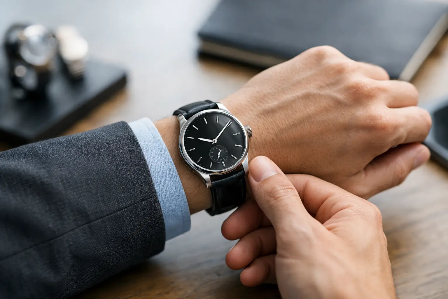 Guide montre homme petit poignet