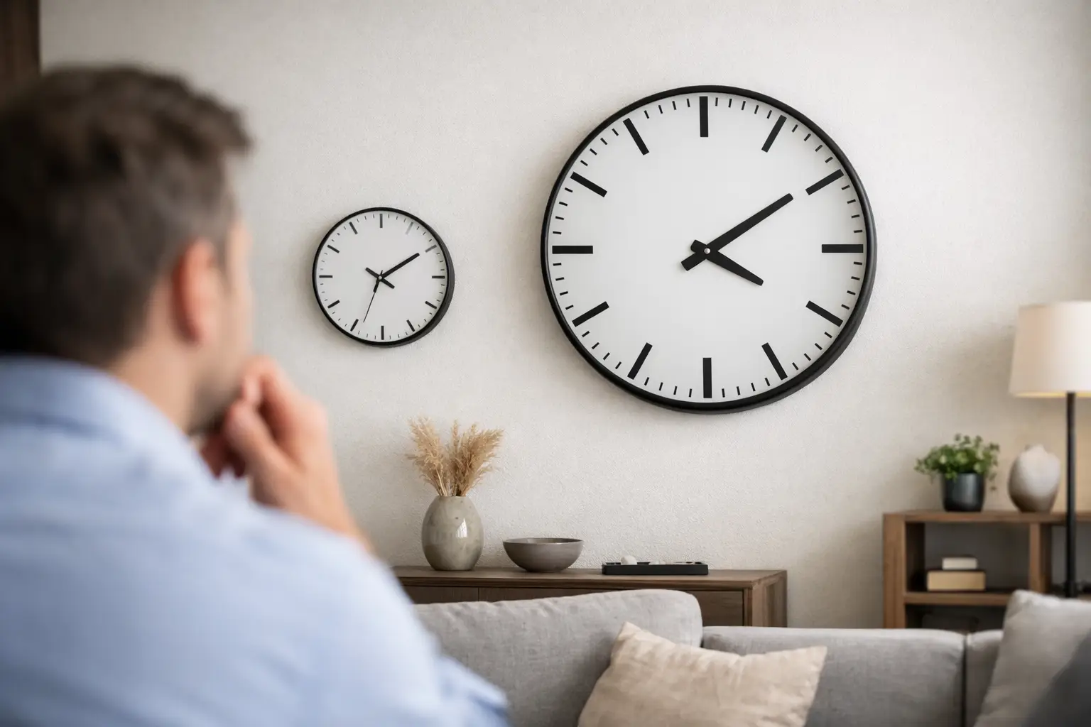 Wie gross sollte eine Wanduhr sein?