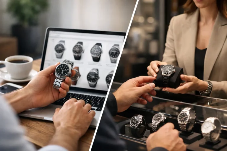 Achat en ligne ou boutique pour votre montre