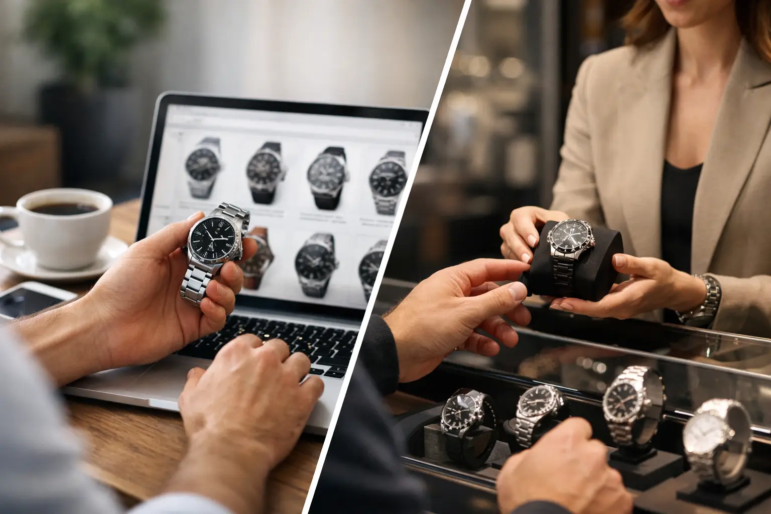 Achat en ligne ou boutique pour votre montre